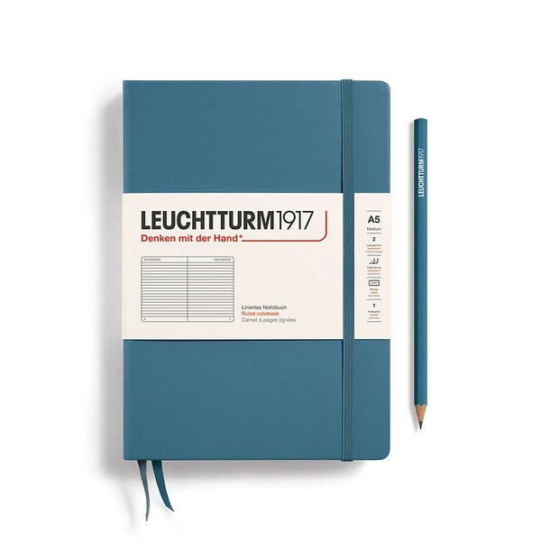 Leuchtturm 1917 Stone Blue Ruled